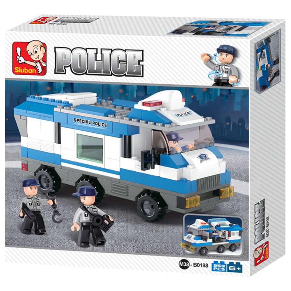 Sluban Özel Tim Araba Figür Set