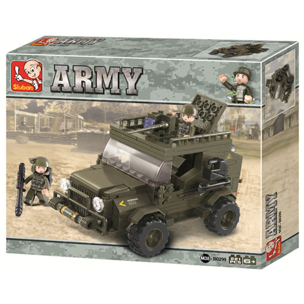 Sluban Askeri Jip ve Figür