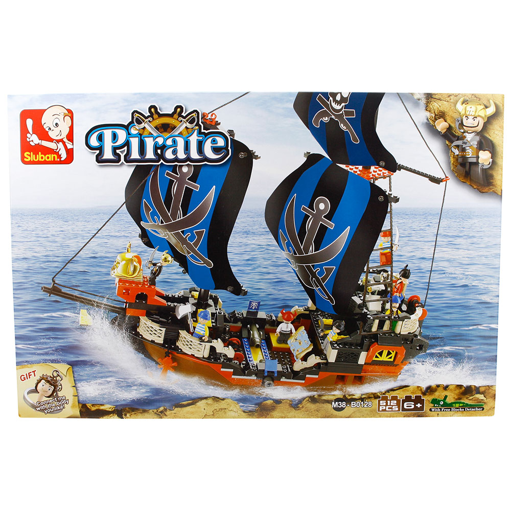 Sluban Korsan Çift Yelkenli Dev Gemi