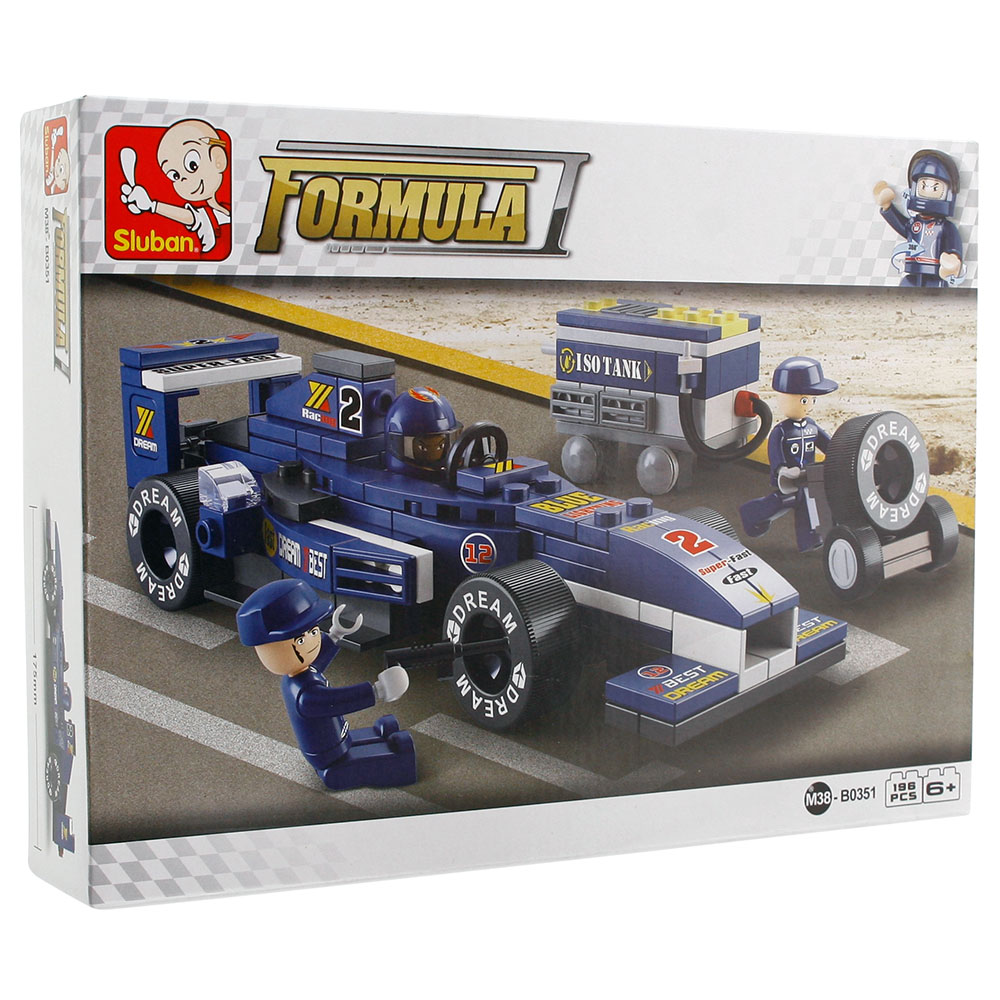 Sluban  Formula Mavi Şimşek Yarış Arabası