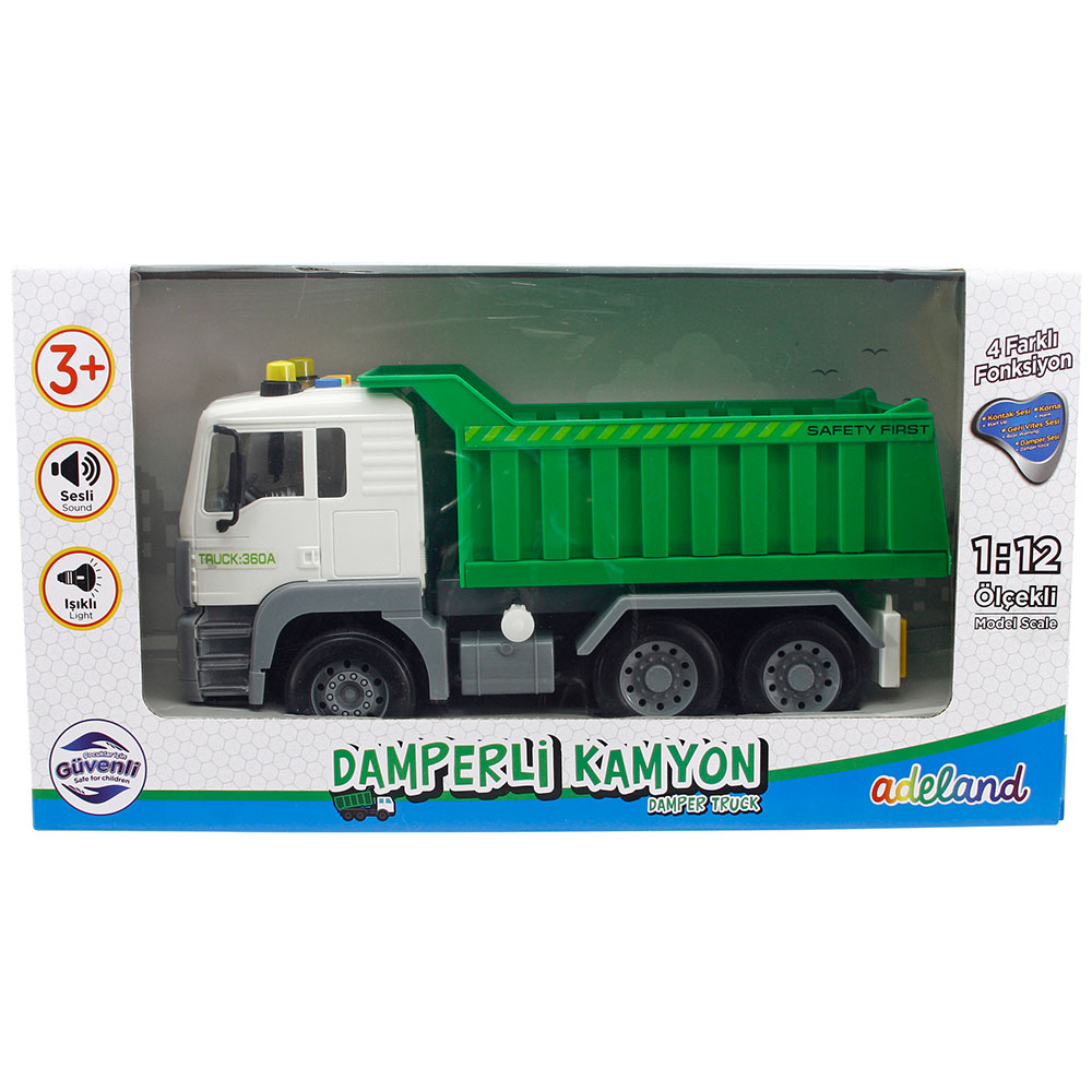 Adeland Sesli ve Işıklı Yük Kamyonu