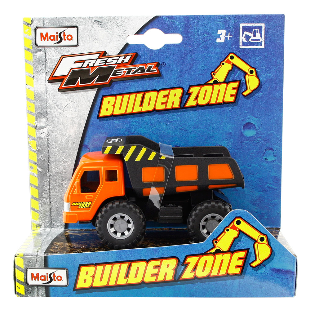 Maisto İnşaat Araçları Dump Truck İş Makinası Turuncu Metal Gövde