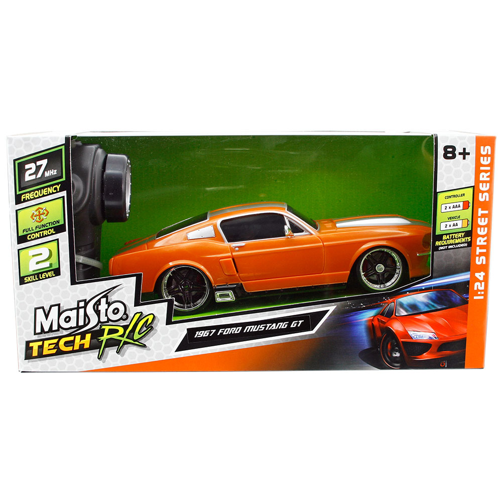 Maisto Tech 1967 Ford Mustang GT U/K Araba Turuncu