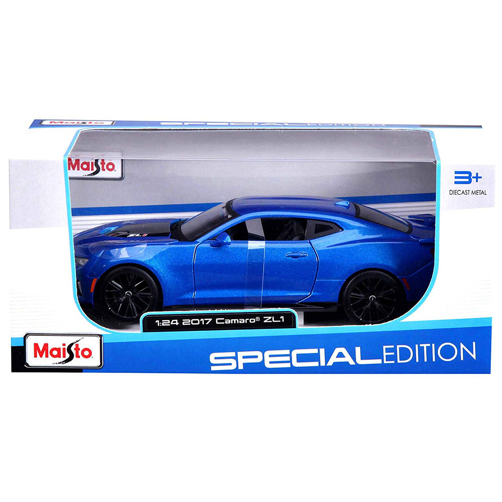 Maisto 1/24 2017 Model Chevrolet Camaro ZL1 Mavi