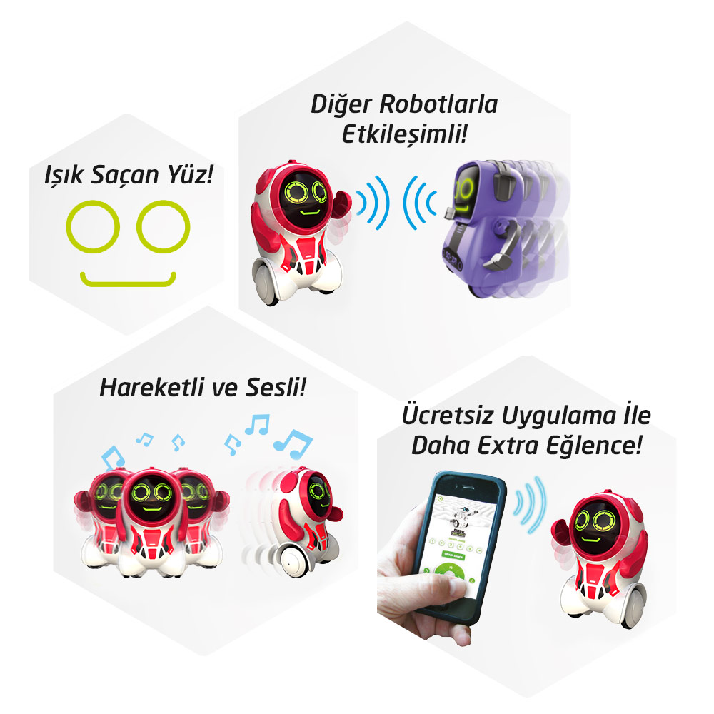 Silverlit Pokibot Robot Kırmızı