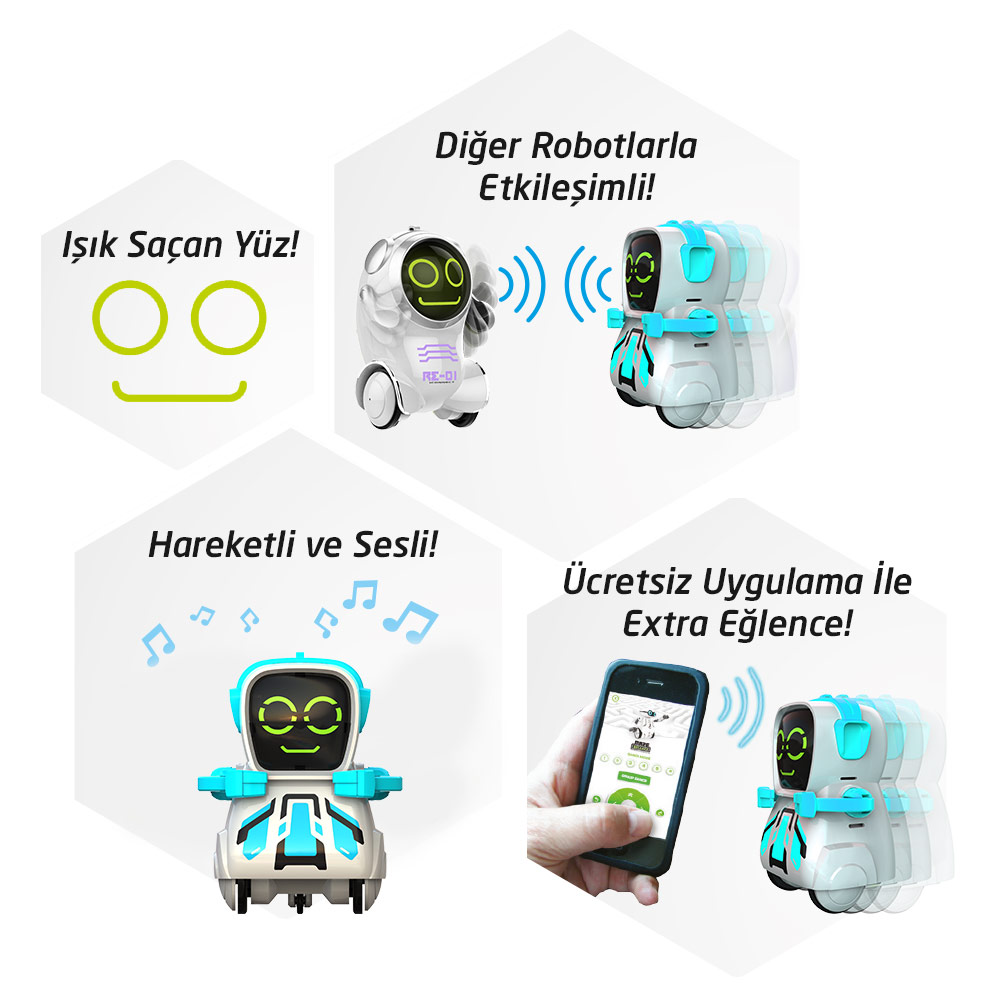 Silverlit Pokibot Robot Turkuaz