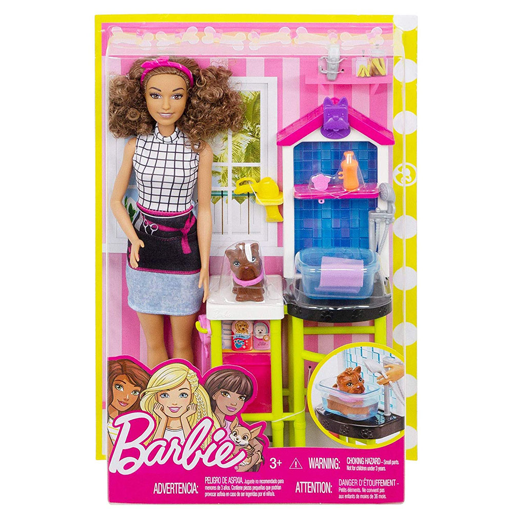 Barbie Ben Büyüyünce Meslek Bebekleri Evcil Hayvan Bakım Merkezi