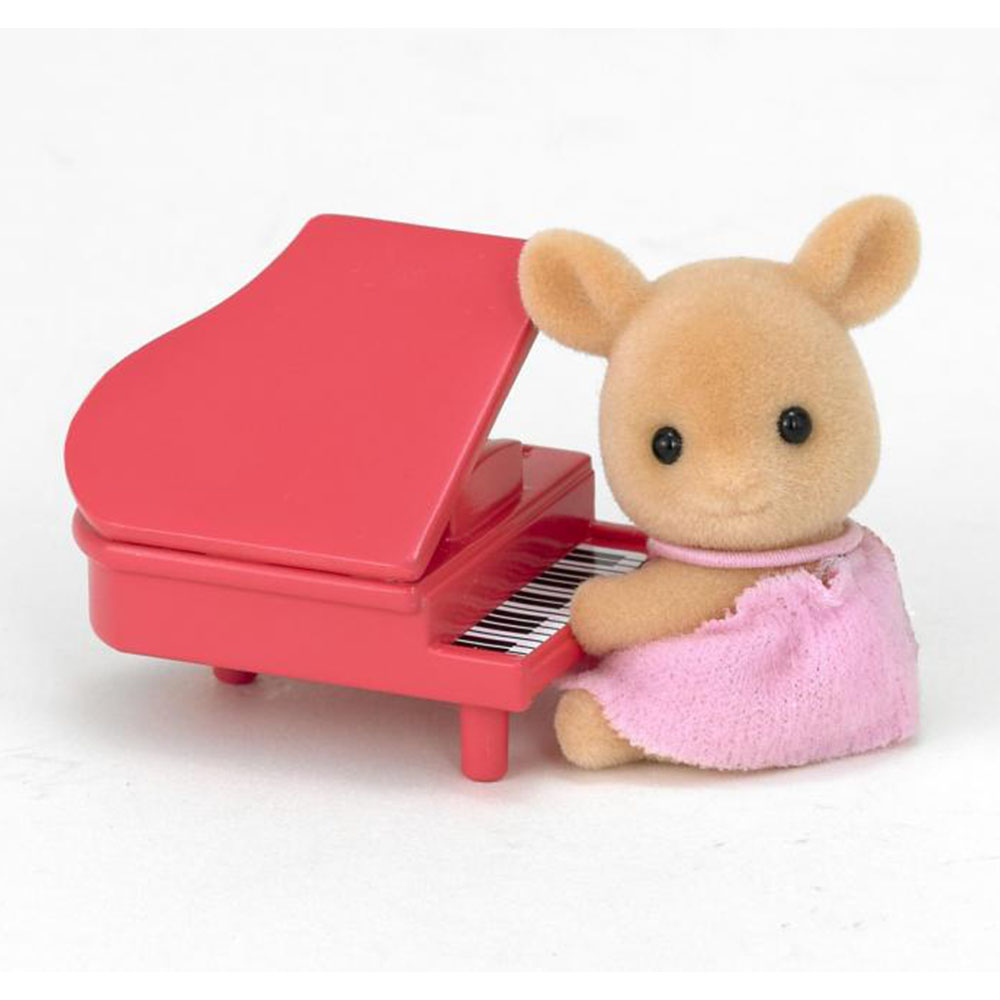 Sylvanian Families Deer Baby w Piano