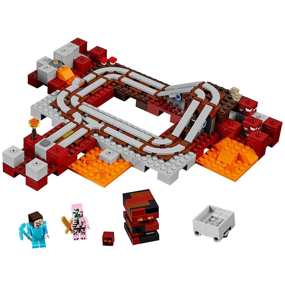 Lego Minecraft Nether Railway 21130