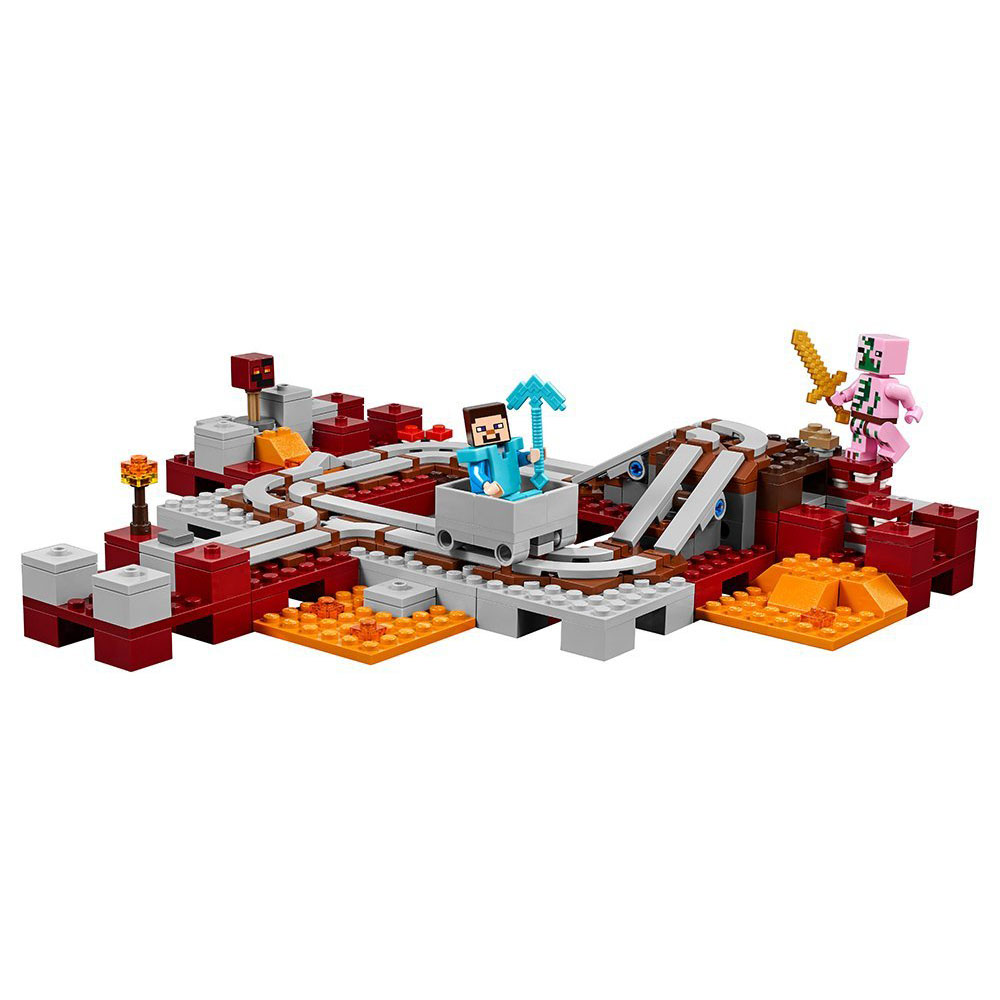Lego Minecraft Nether Railway 21130