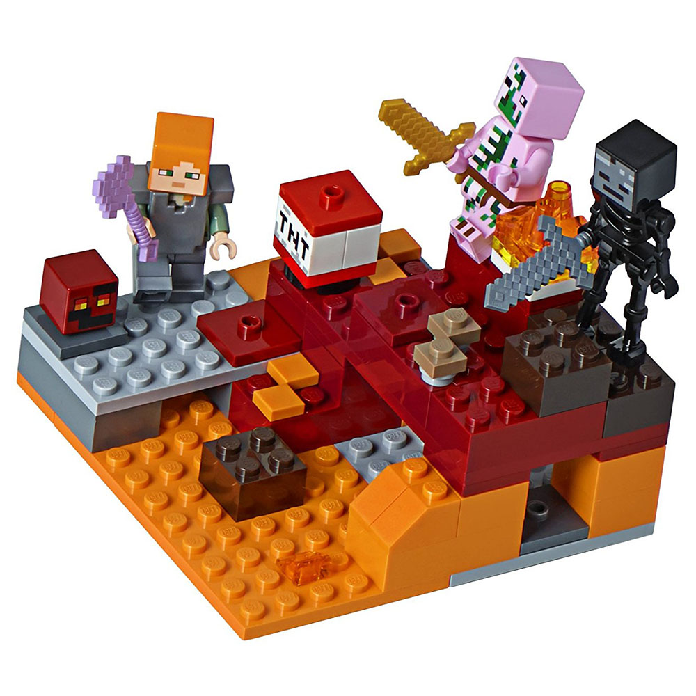 Lego Minecraft Nether Fight 21139