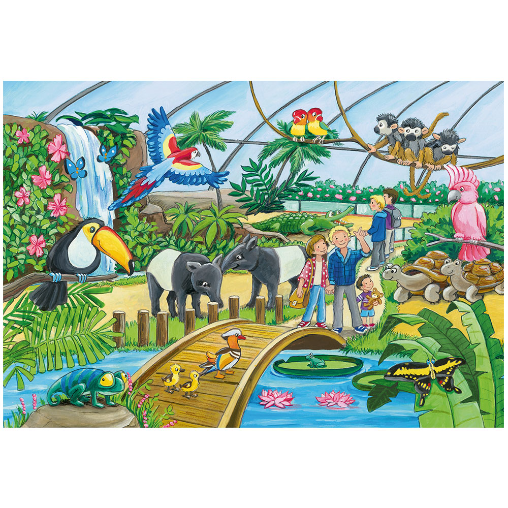 Ravensburger Zoo 2x24 Çocuk Puzzle