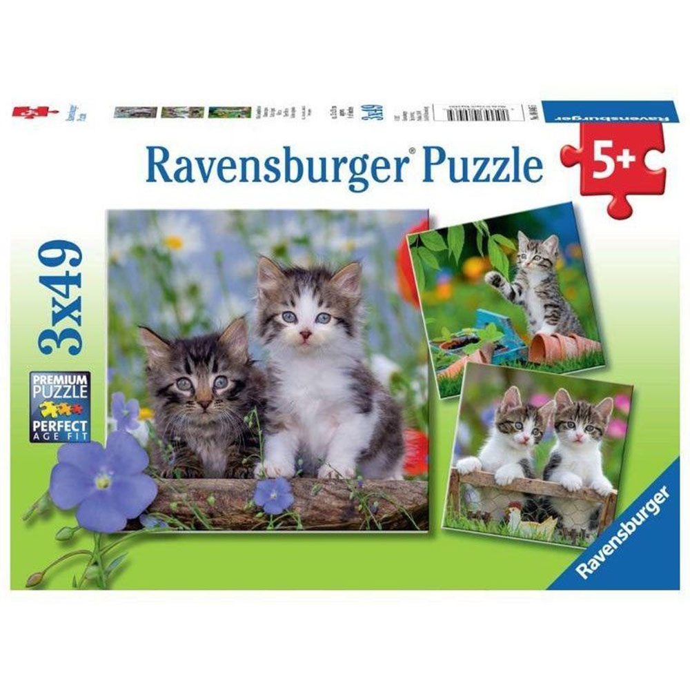 Ravensburger Tiger Babies 3x49 Çocuk Puzzle