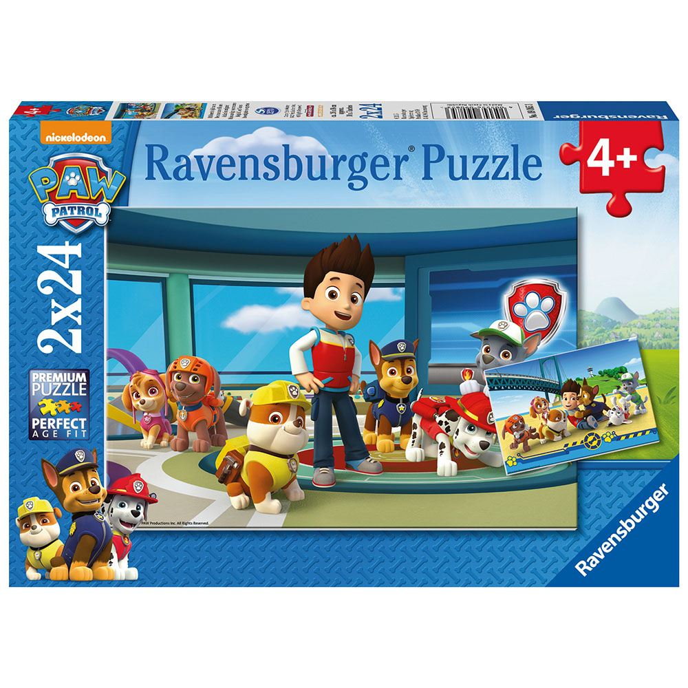 Ravensburger 2x24 Paw Patrol Dedektifler Çocuk Puzzle