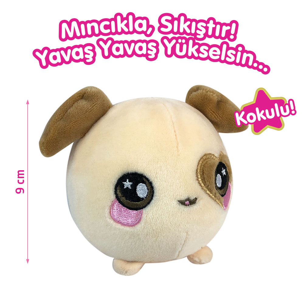 Squeezamals Mıncıkla Sıkıştır Kokulu Kahverengi Köpek