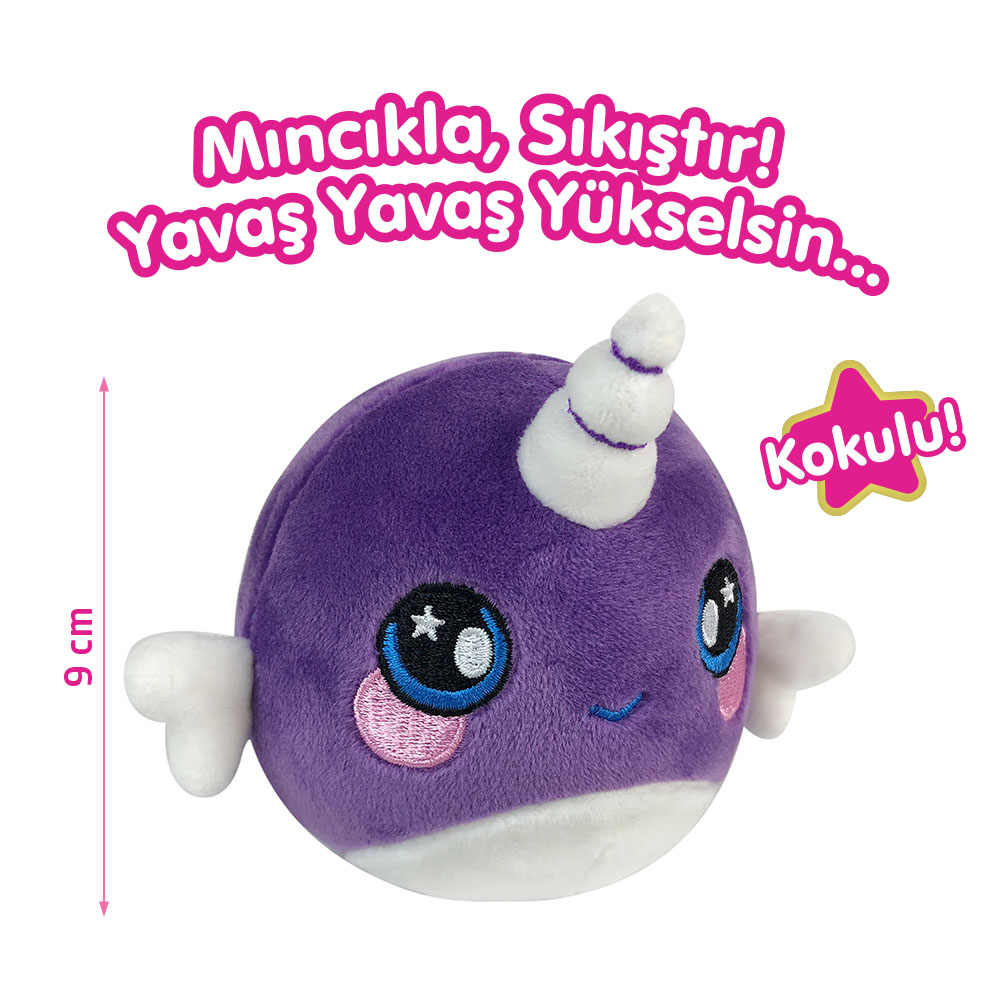 Squeezamals Mıncıkla Sıkıştır Kokulu Deniz Gergedanı