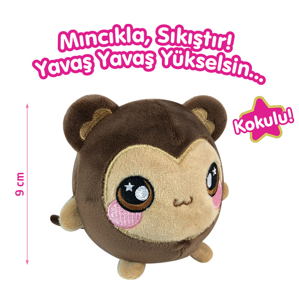 Squeezamals Mıncıkla Sıkıştır Kokulu Maymun
