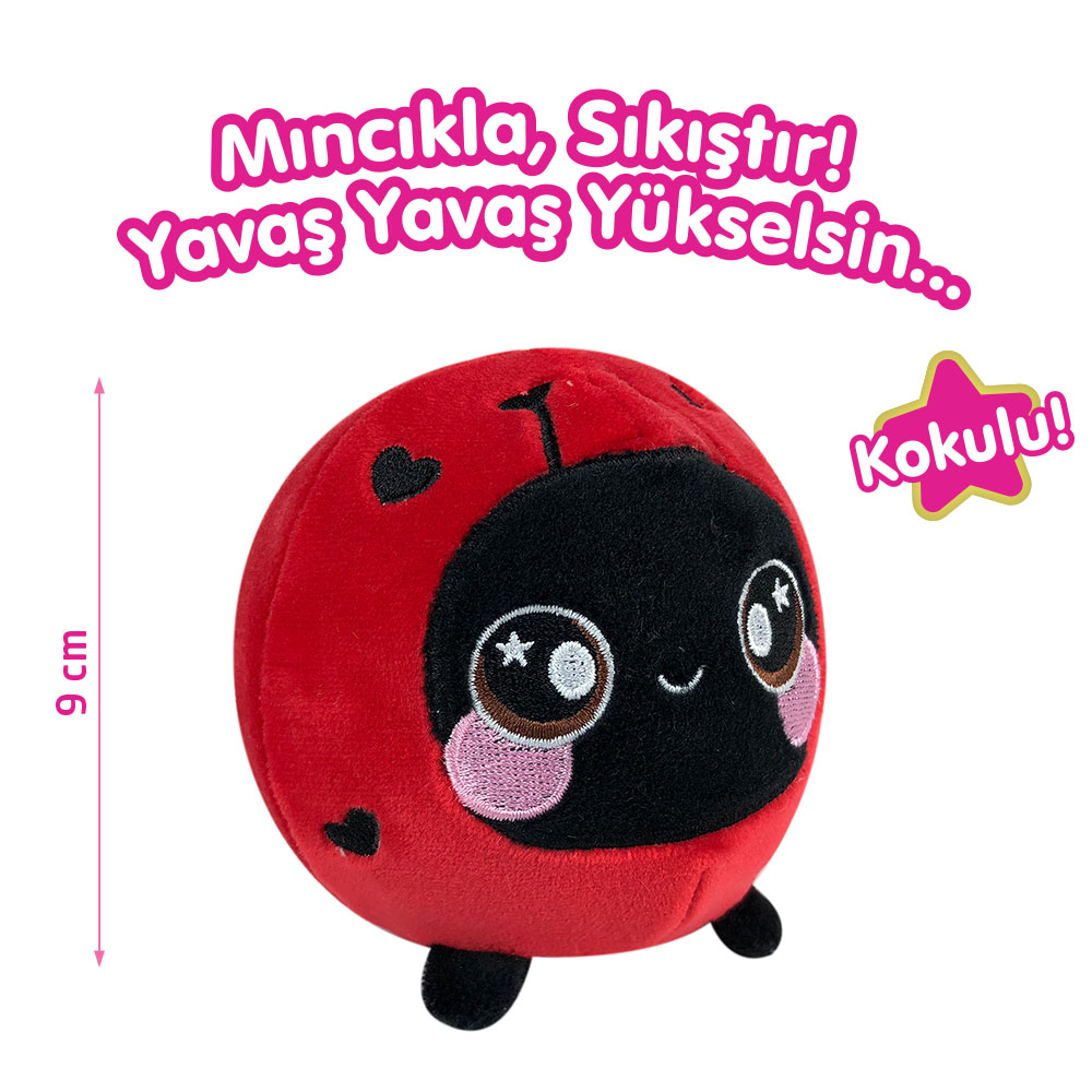 Squeezamals Mıncıkla Sıkıştır Kokulu Uğur Böceği