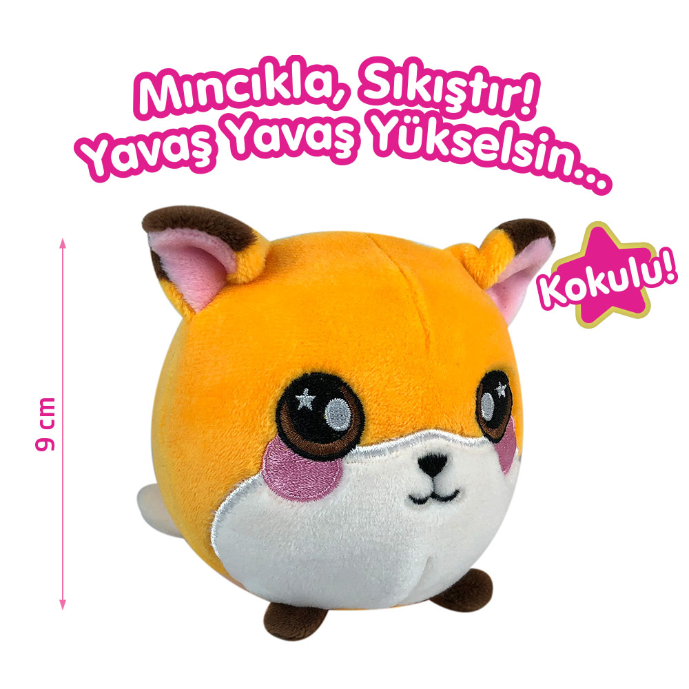 Squeezamals Mıncıkla Sıkıştır Kokulu Tilki