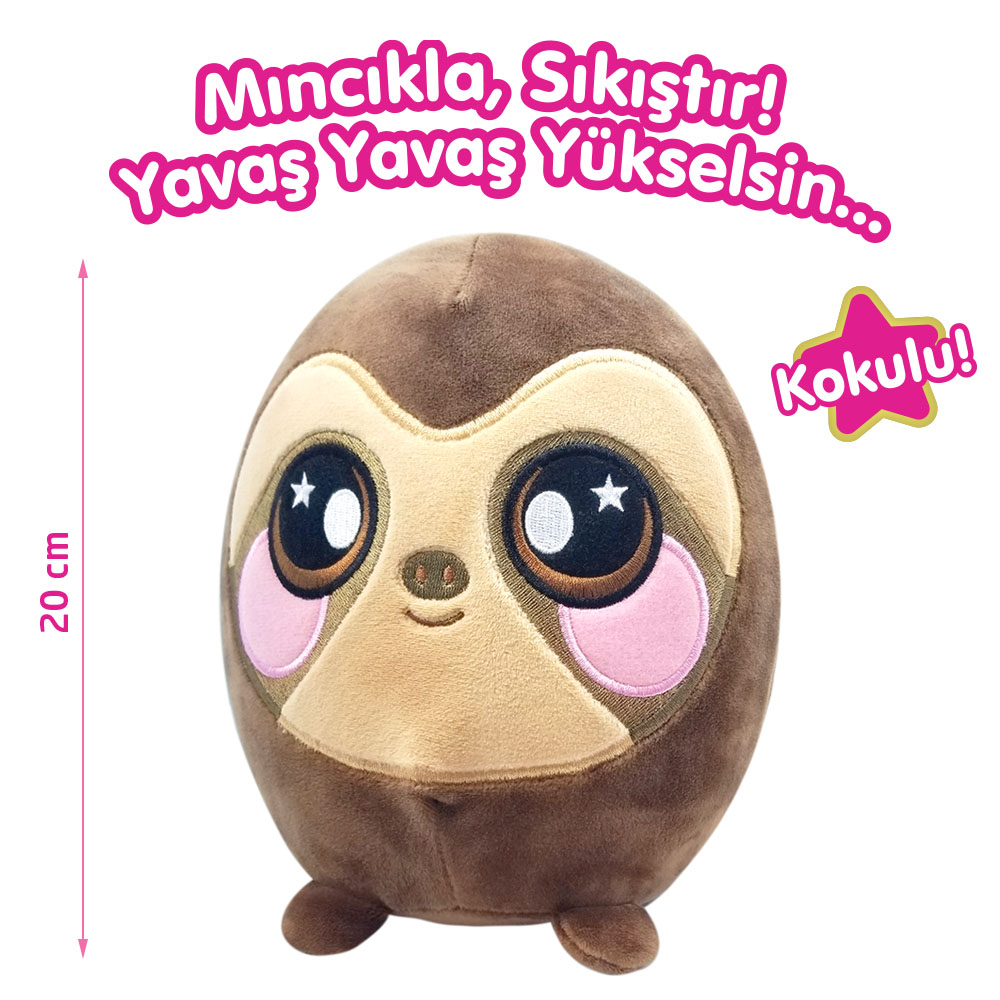 Squeezamals Mıncıkla Sıkıştır Peluş Model 4
