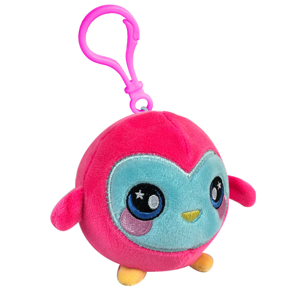 Squeezamals Mıncıkla Sıkıştır Kokulu Anahtarlık Pembe Baykuş