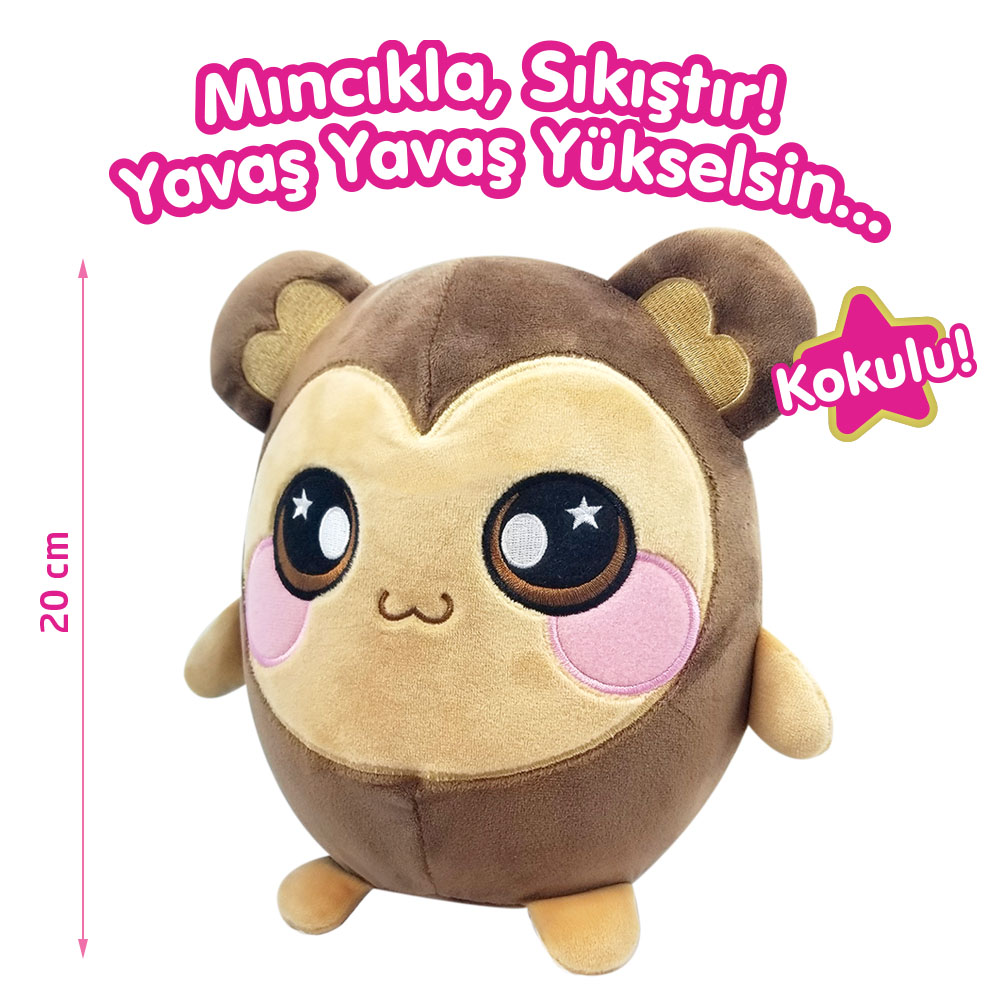 Squeezamals Mıncıkla Sıkıştır Kokulu Peluş Model 3