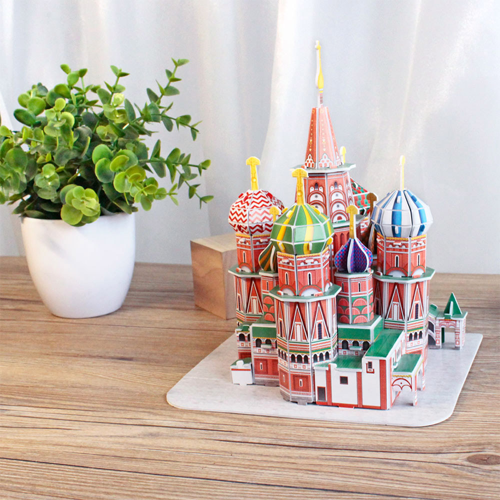 Cubic Fun 92 Parça Puzzle St. Basil's Cathedral