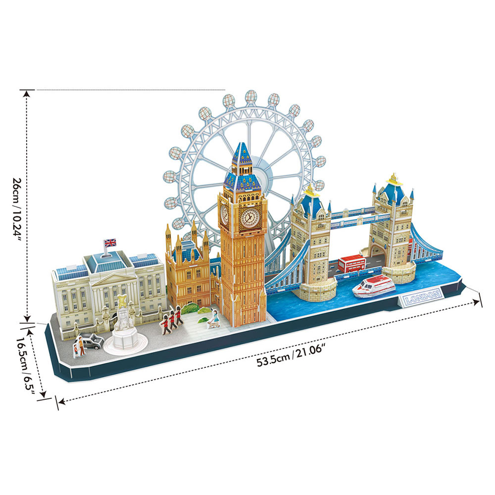 Cubic Fun 107 Parça Puzzle City Line London