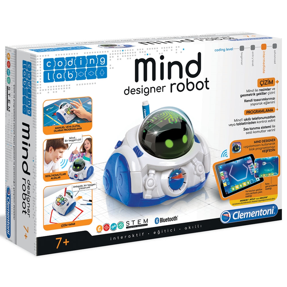 Clementoni Mind Designer - Eğitici Tasarım Robotu
