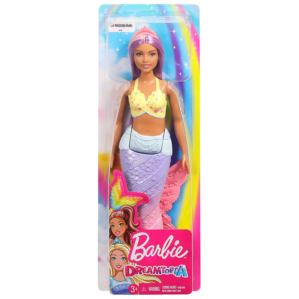 Barbie Dreamtopia Denizkızı Barbie Bebekler FXT09