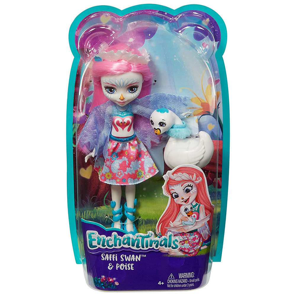 Enchantimals Saffi Swan Karakter Bebek FRH38