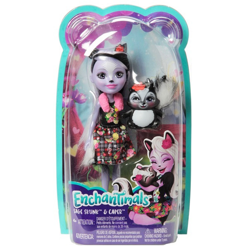 Enchantimals Sage Skunk Karakter Bebek FXM72