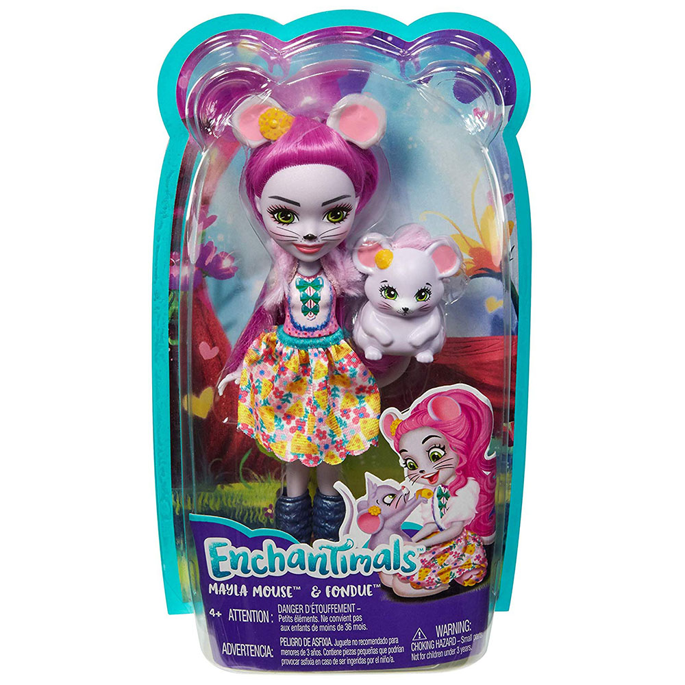 Enchantimals Mayla Mouse Karakter Bebek FXM76