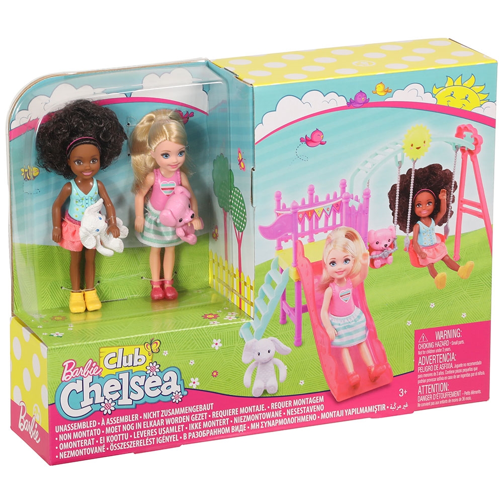 Barbie Chelsea ve Arkadaşı Oyun Parkında Oyun Seti