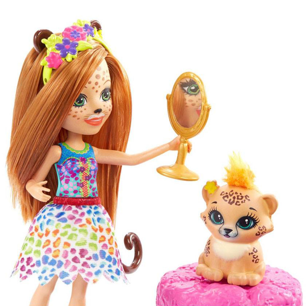Enchantimals Cherish Cheetah Moda Aksesuarı Oyun Seti