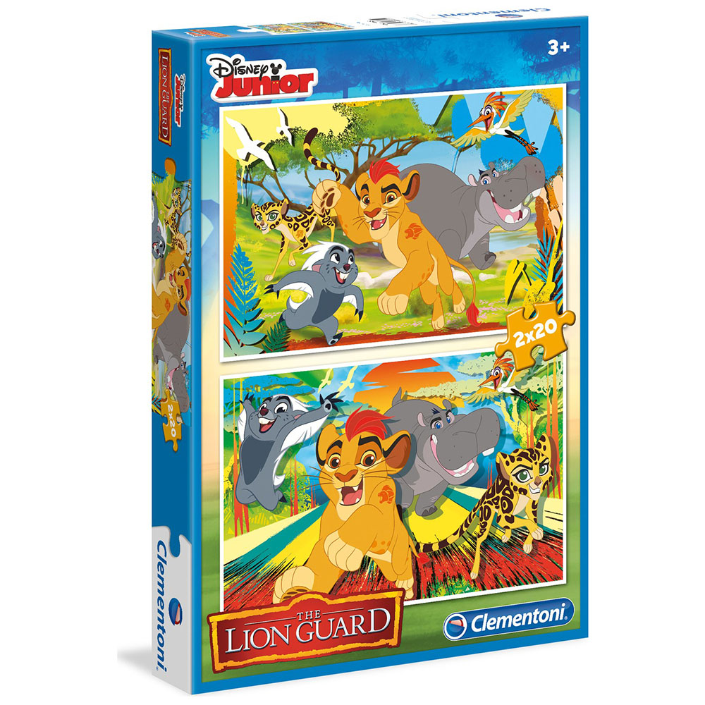 Clementoni 2x20 Lion Guard Çocuk Puzzle