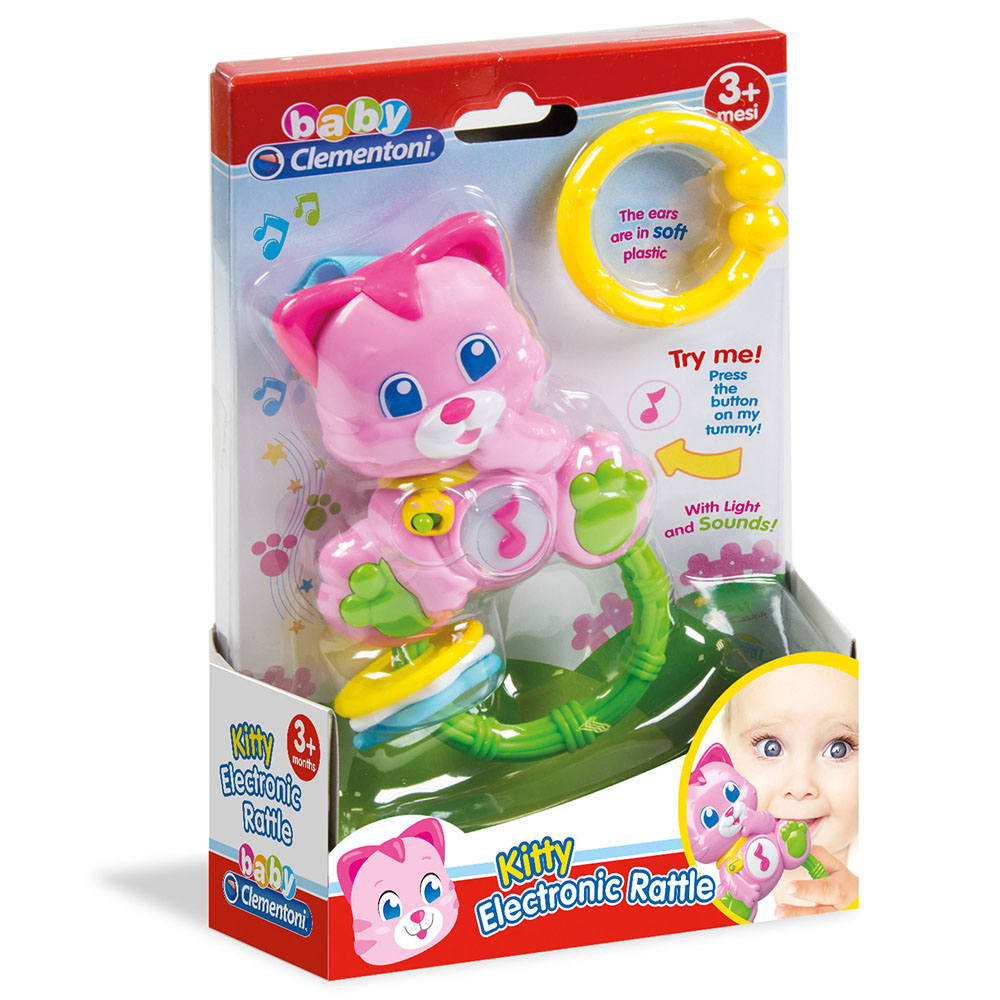 Baby Clementoni Sevimli Kedi Çıngırak