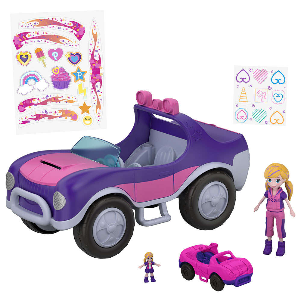 Polly Pocket ve Arabası Oyun Seti