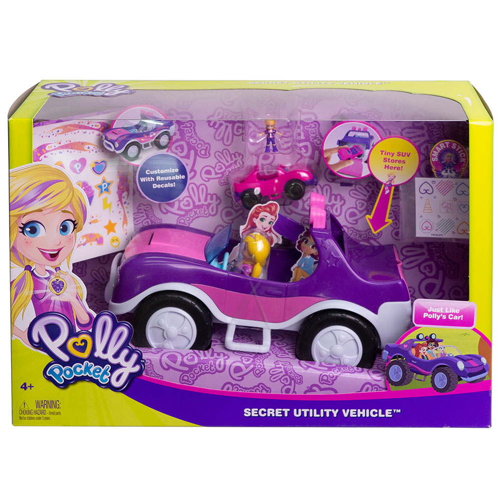 Polly Pocket ve Arabası Oyun Seti