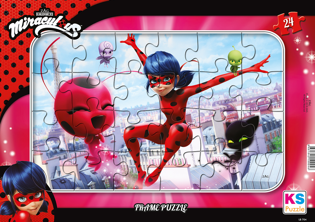 KS 50 Parça Puzzle Lady Bug
