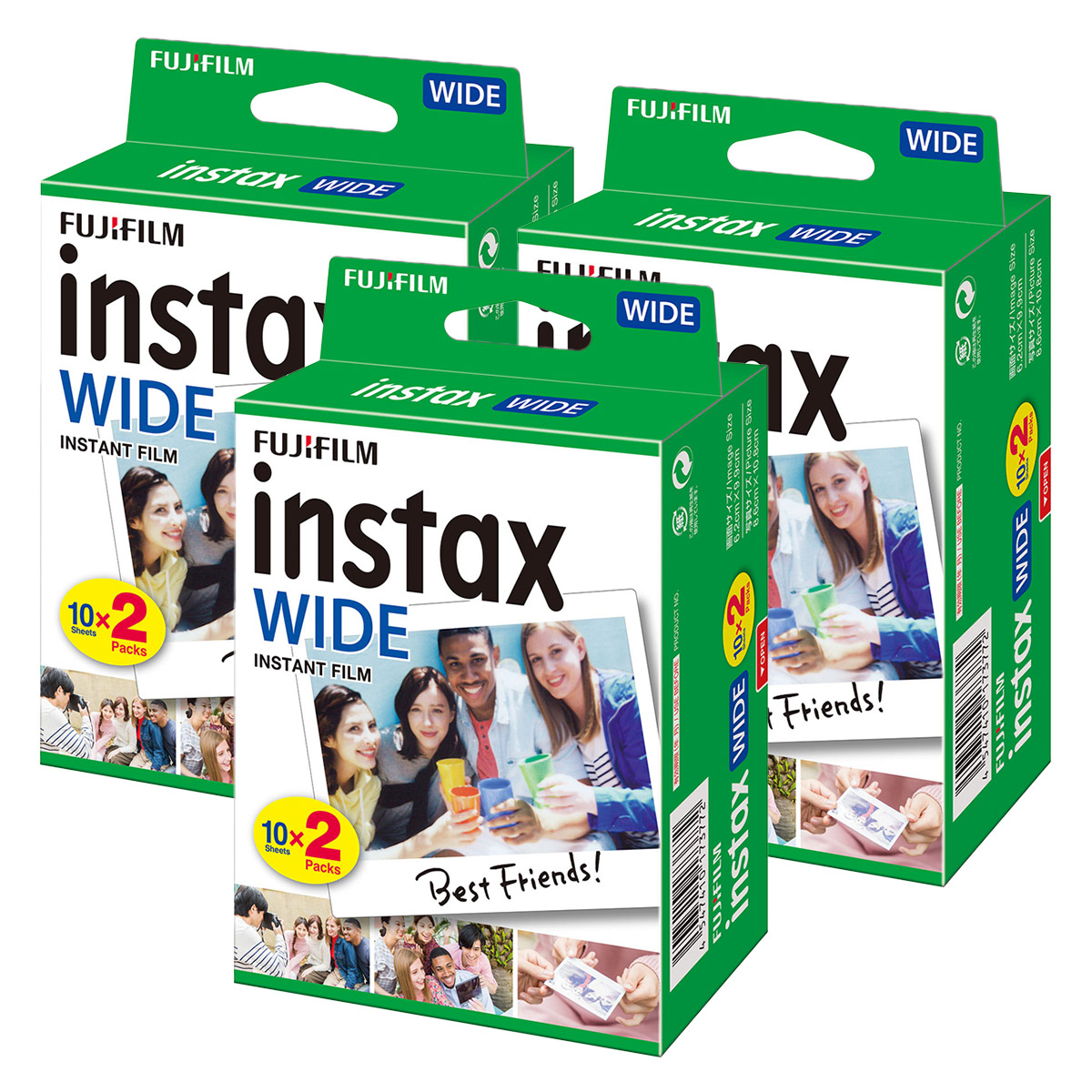 Fujifilm Instax Wide 20'li Film 3'lü Set 60 Poz