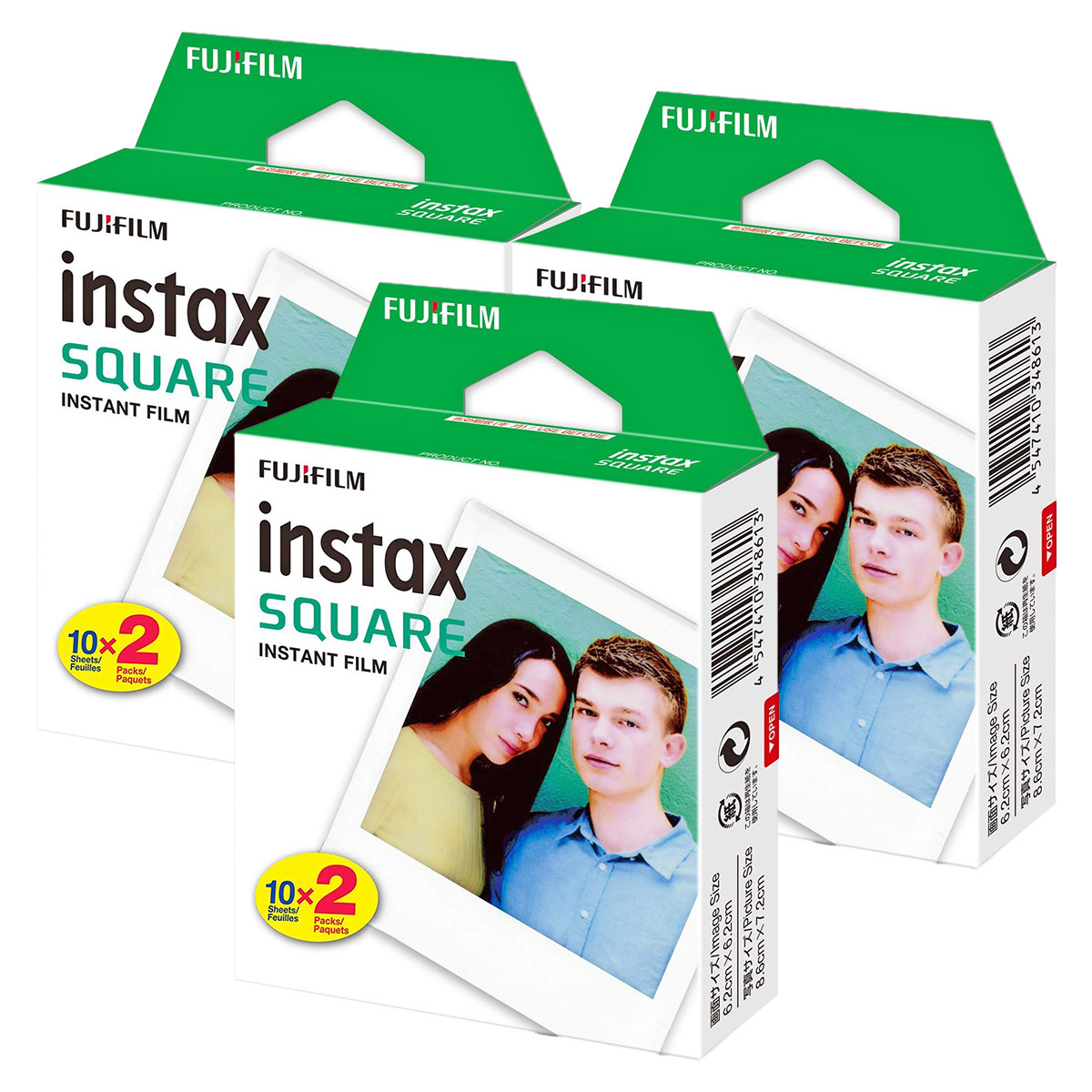 Fujifilm Instax Kare-Square 20'li Film 3'lü Set 60 Poz