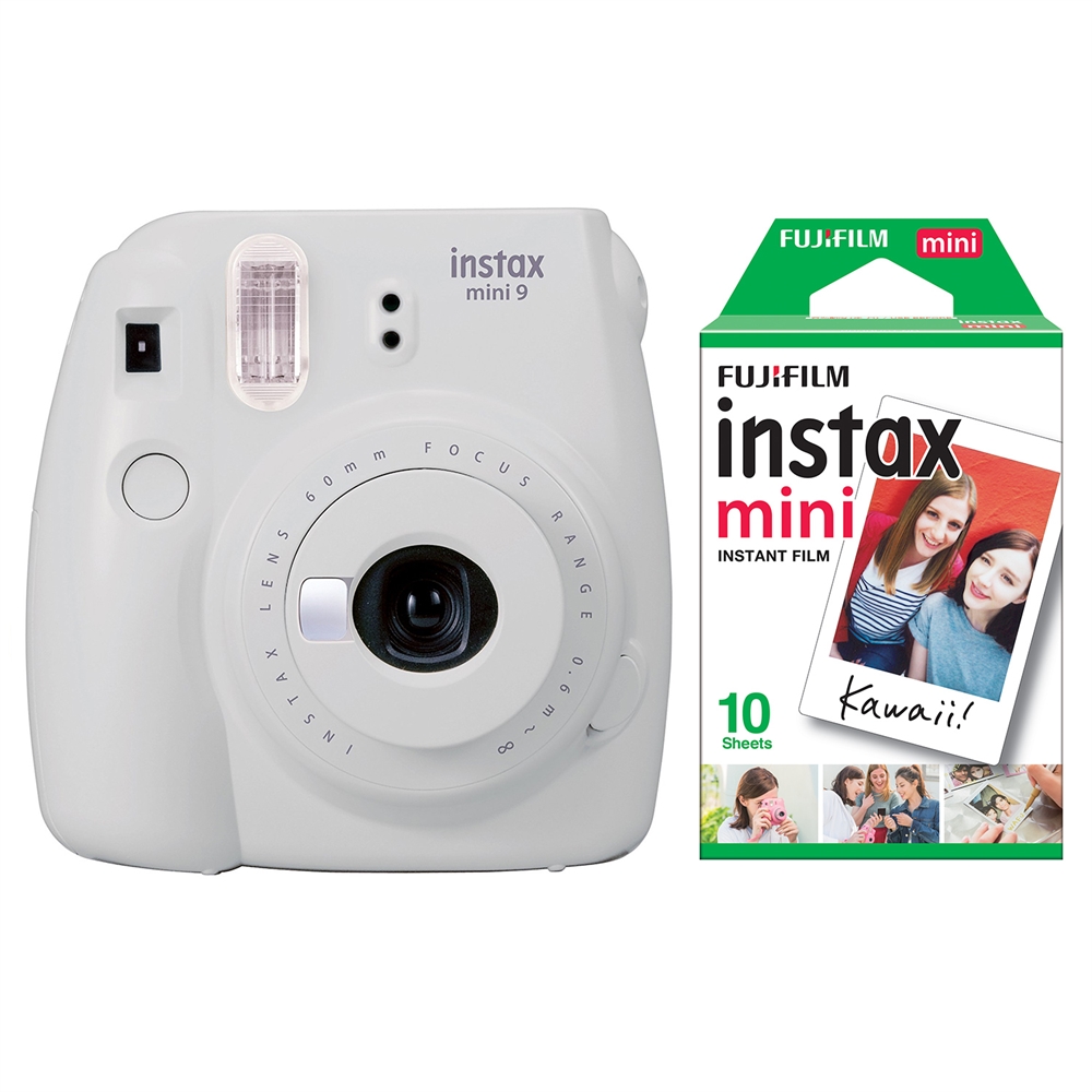 Fujifilm Instax Mini 9 Beyaz Fotoğraf Makinesi & 10'lu Film