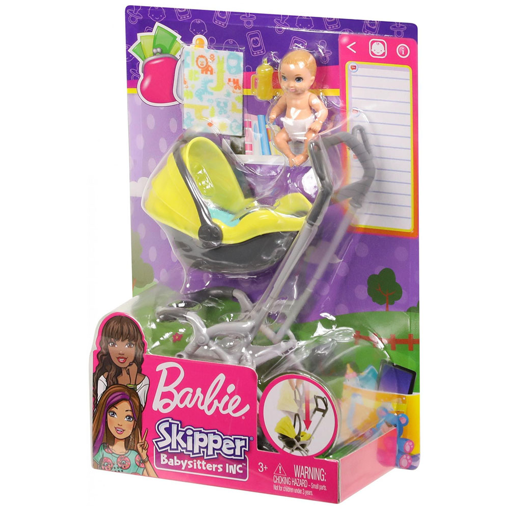 Barbie Bebek Bakıcısı Oyun Seti GFC18