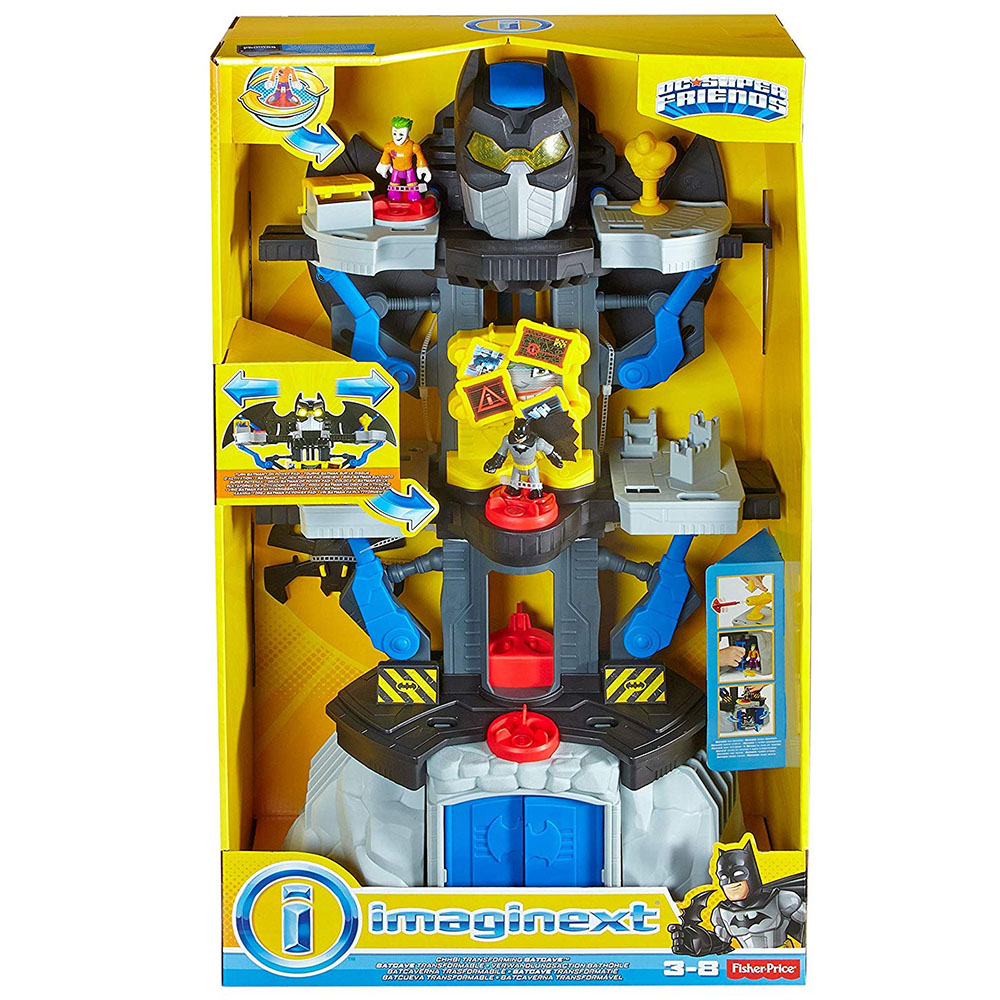 Imaginext DC Super Friends 2'si 1 Arada Transforming Batcave