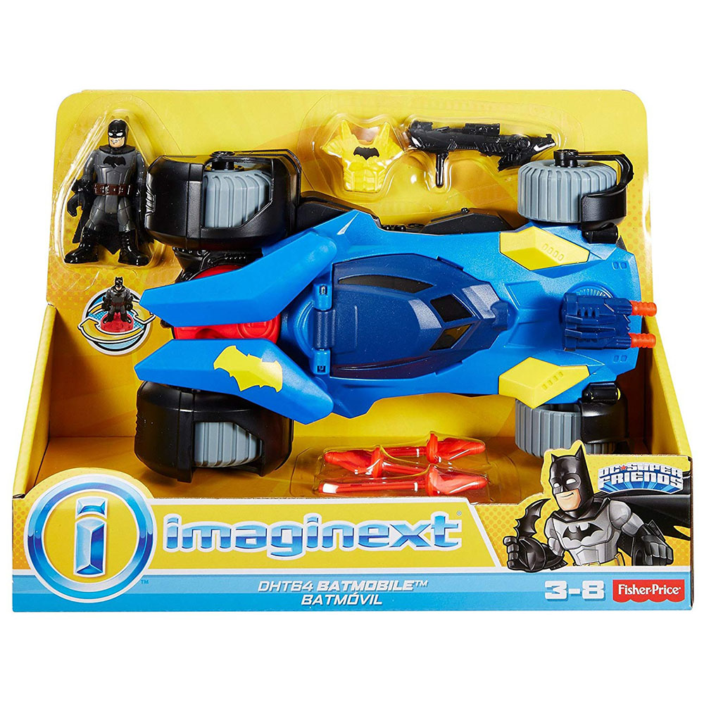 Imaginext DC Super Friends Delüks Batmobil