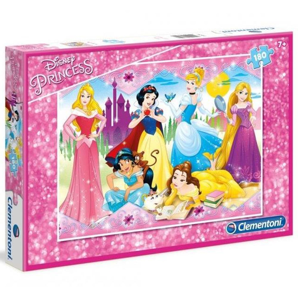Clementoni 180 Parça Çocuk Puzzle Disney Princess