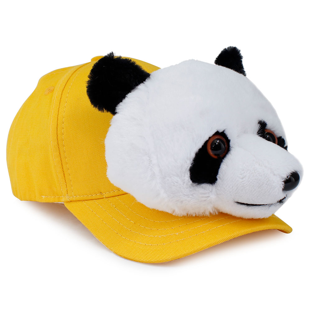 Neco Plush Panda Kep Şapka Sarı