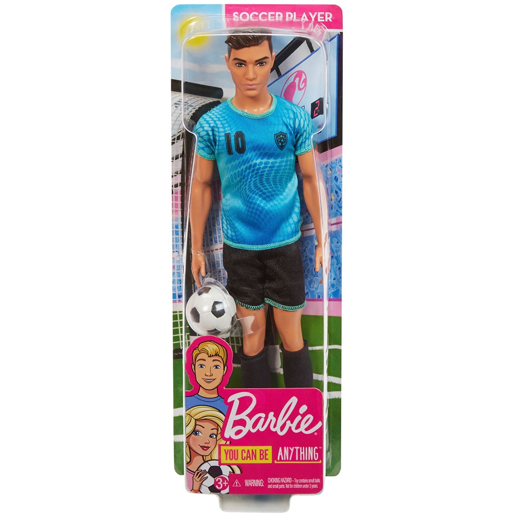 Barbie Ken Kariyer Bebekleri Futbolcu