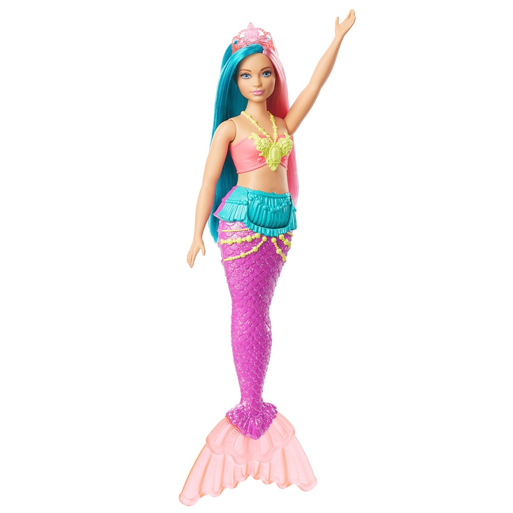 Barbie Dreamtopia Denizkızı Bebekler - Açık Tenli, Mavi, Pembe Sa